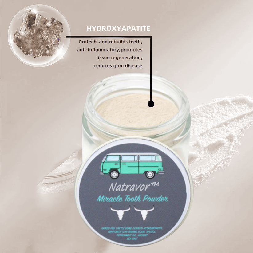 Natravor™Miracle Tooth Powder🦷Obtain American Dental Association (ADA) Certification (Treats periodontitis and mouth ulcers, prevents tooth loss, and repairs gum recession)