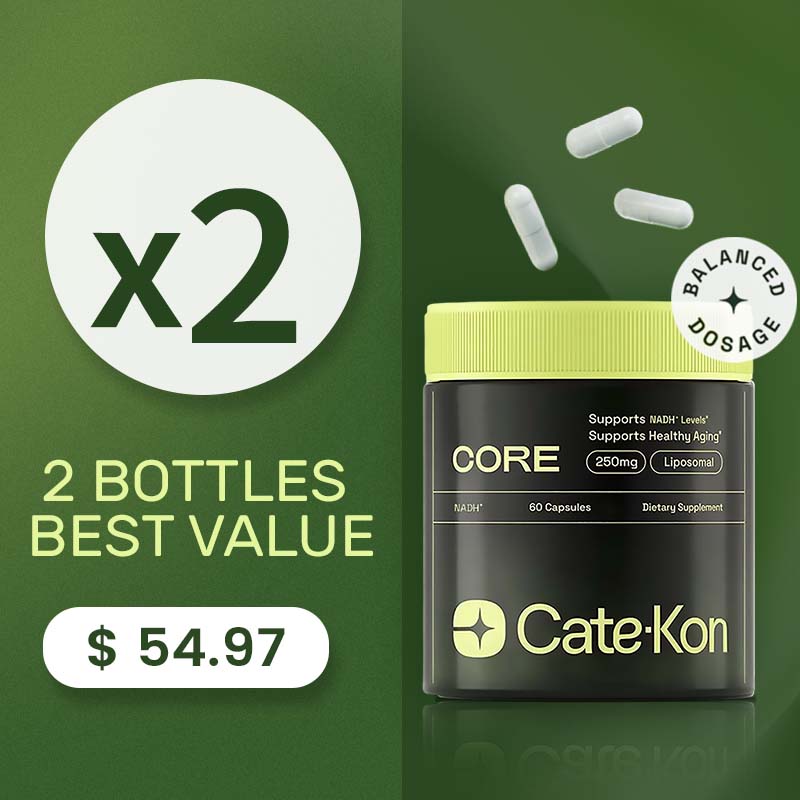 Cate-Kon Supplement Alternative - High Purity for Anti-Aging, Energy Supplements, Focus Supplement - 60 Capsules