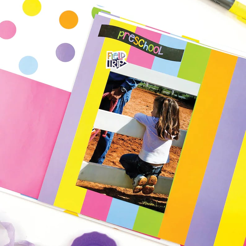 📚Easiest School Days Memory Album