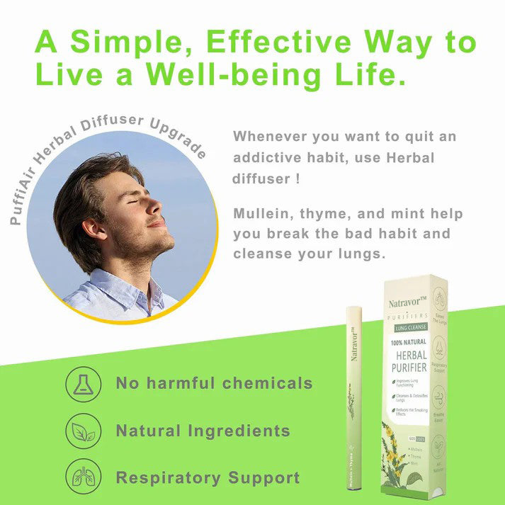 Natravor™ Herbal Mullein Lung Purifier – Breathe Easy with Natural Mucus Relief & Respiratory Detox