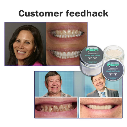 Natravor™Miracle Tooth Powder🦷Obtain American Dental Association (ADA) Certification (Treats periodontitis and mouth ulcers, prevents tooth loss, and repairs gum recession）