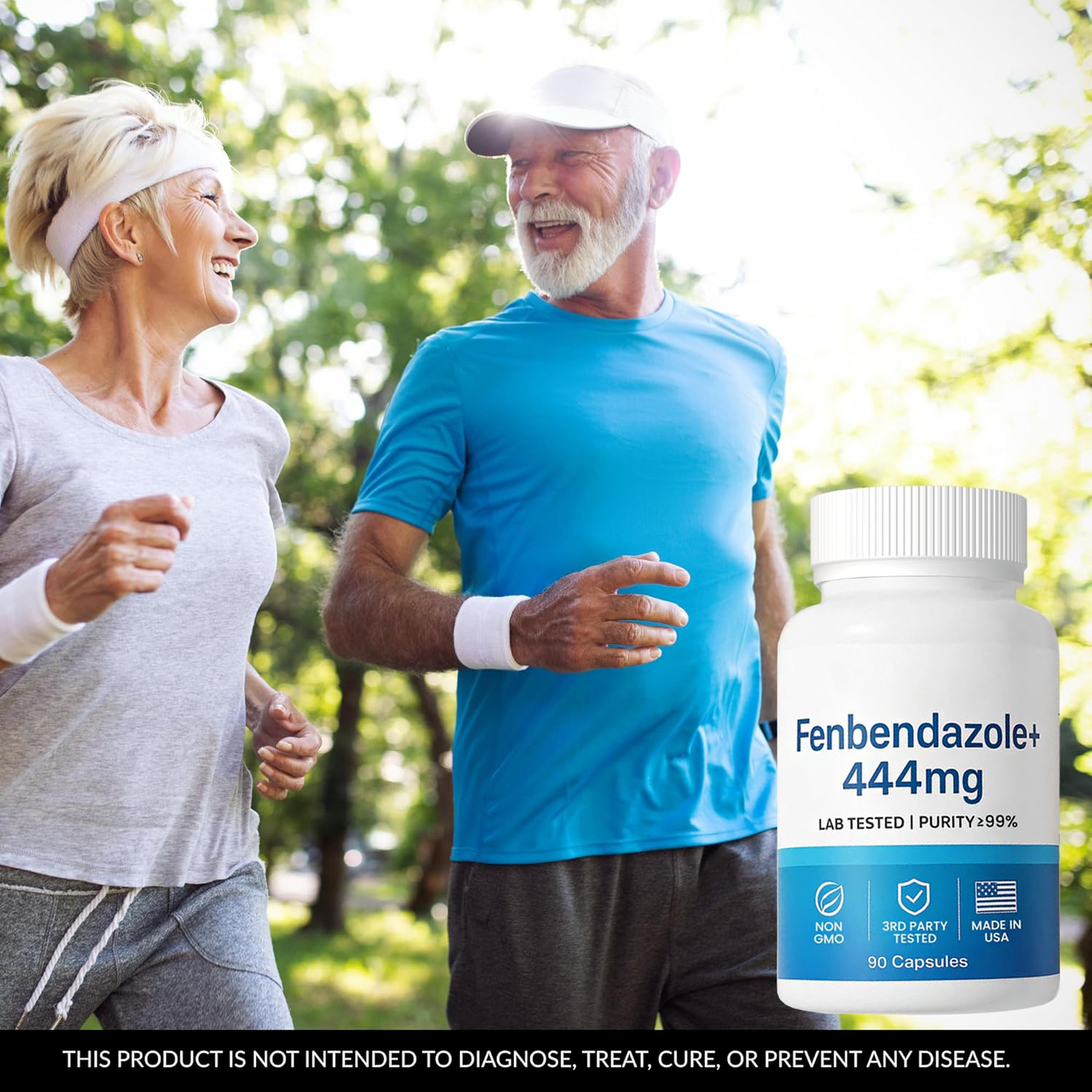 Last Day Promotion✨65% OFF🎁-High-Purity Fenbendazole 444mg Capsules – >99% Purity Certified, 90 capsules|Deworming