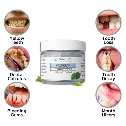 Natravor™Remineralizing & Whitening Tooth Powder Cool Mint