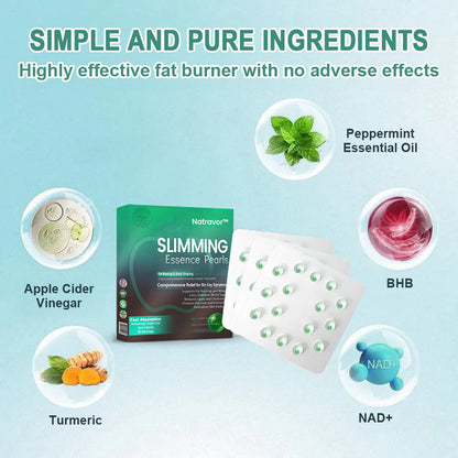 [Official Store] Natravor™ Slimming Essence Pearls 🍏｜🔥 Fast Fat Burn & Metabolic Balance｜Backed by Obesity Research Experts