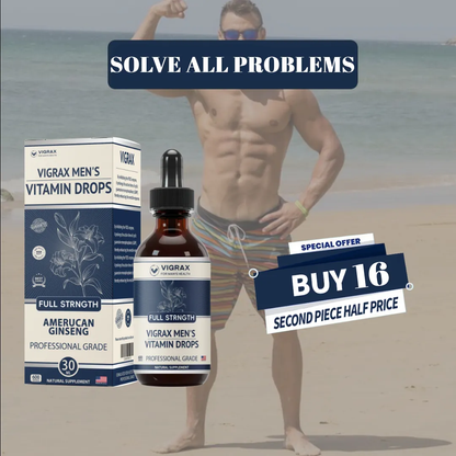 🌈🌞 Sale🌞🔥90-Day Free Returns💰VegraX Men's Vitamin Drops[🎉Christmas Mega Sale!🎅3nd Anniversary Special Enhanced Edition🔥]