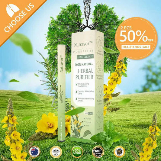 Natravor™ Herbal Mullein Lung Purifier – Breathe Easy with Natural Mucus Relief & Respiratory Detox