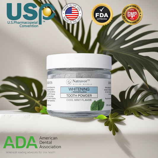 Natravor™Remineralizing & Whitening Tooth Powder Cool Mint