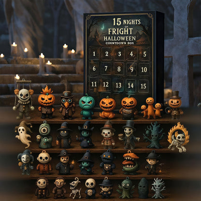 🔥LAST DAY 49% OFF - 🎃31 Nights of Fright – Halloween Countdown Box with Figurines