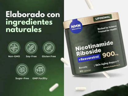 🔥High Purity  Supplement🔥|Liposomal Nicotinamide Riboside, Resveratrol, Quercetin for Anti-Aging, Energy, and Focus