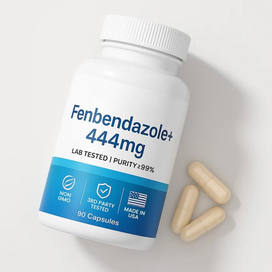 Last Day Promotion✨65% OFF🎁-High-Purity Fenbendazole 444mg Capsules – >99% Purity Certified, 90 capsules|Deworming